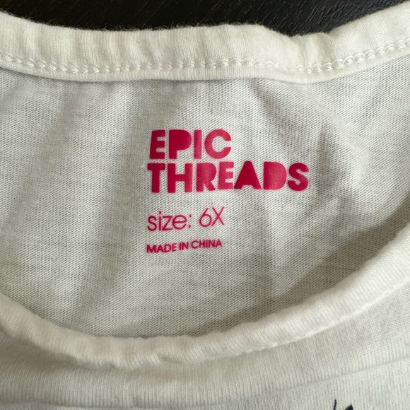 Girls glitter top 6x - Picture 3 of 6